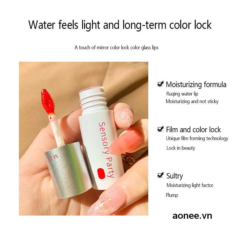 ✨✨Son bóng dưỡng ẩm không phai màu trang điểm dự tiệc Sensory Party