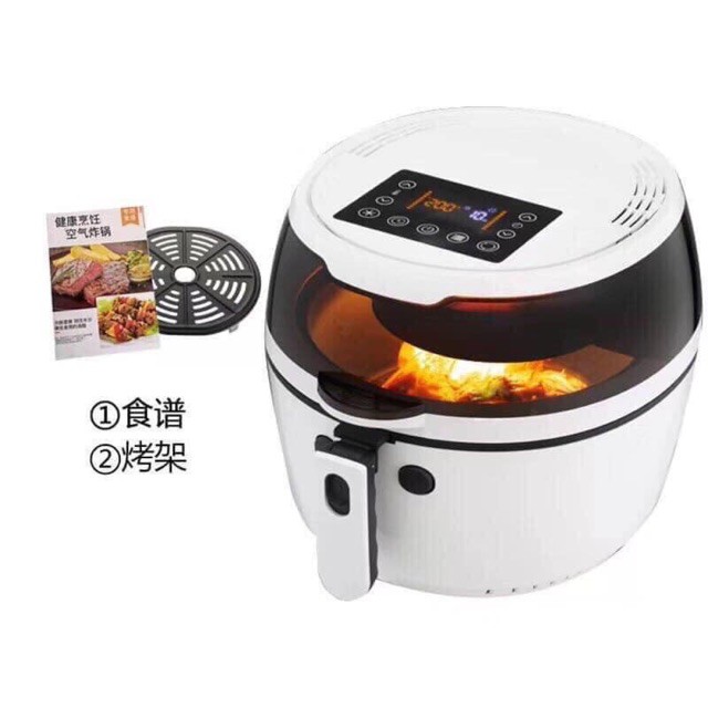 Nồi Chiên Không Dầu NINE SHIELD 12,5L Siêu To Khổng Lồ - Thế Hệ Mới Nhất 2020 (bh 12 tháng). SIÊUHOT
