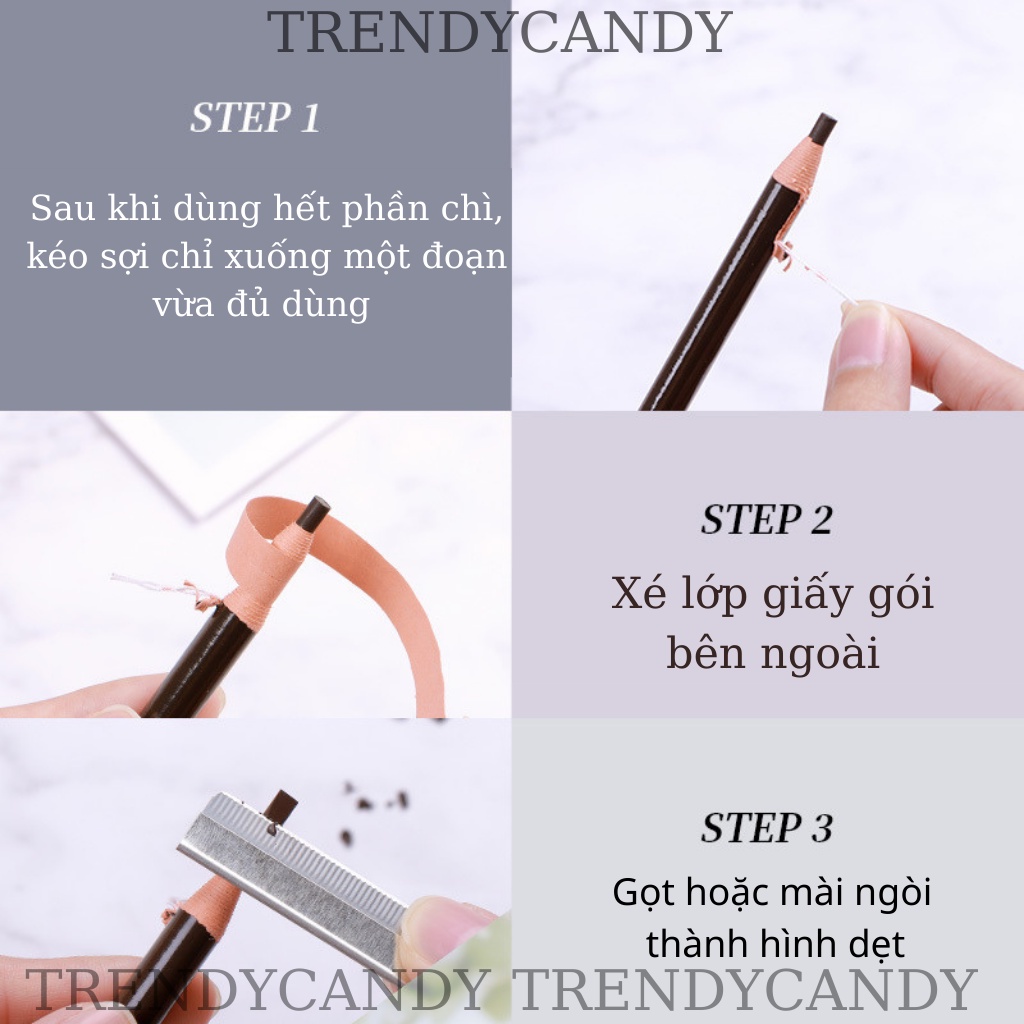 Chì xé kẻ mày phẩy sợi sắt nét