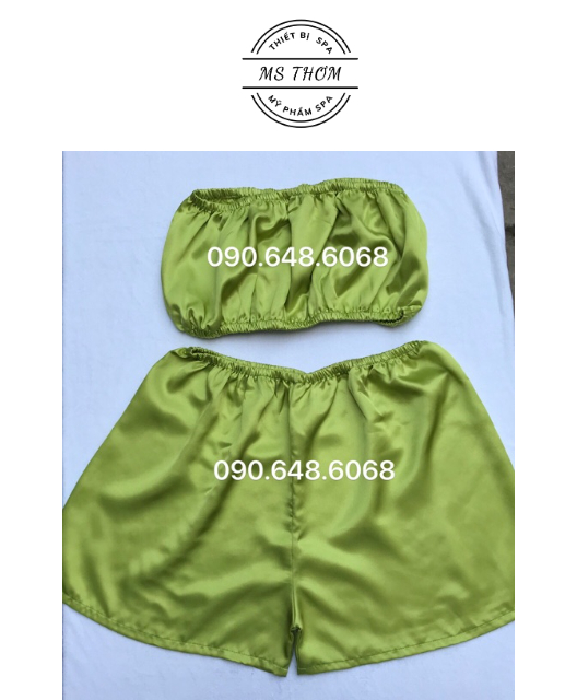 Bộ đồ mặc tắm trắng, giảm béo cho spa