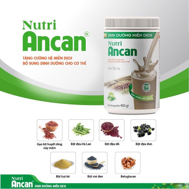 Nutri Ancan - Dinh dưỡng ăn chay ăn thực dưỡng giảm cân giảm mỡ và cho người ung thư, bệnh mạn tính