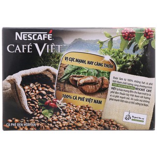 NesCafe - Cà phê đen đá hộp (15 gói x 16g)