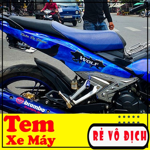 Tem Trùm Exciter 150 🍀FREEESHIP 🍀 Sói Hoang