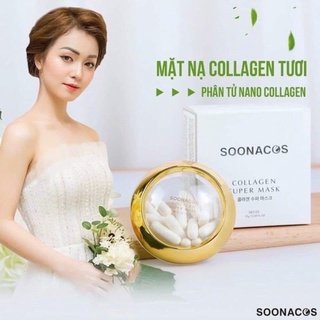Mặt nạ collagen tươi soonacos (sale mất vỏ)