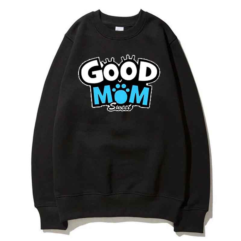 Áo gia Đình, GIÁ SỈ , nỉ lót bông siêu đẹp , y hình , good dad, good mom , good  girl, good boy, MÀU ĐEN