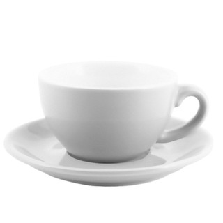 Tách latte bowl shape màu trắng 350ml - mr. phin coffee