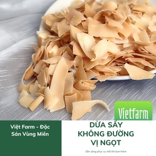 Dừa sấy loại 1, dừa sấy ít đường vị ngọt hũ 150g - 250g