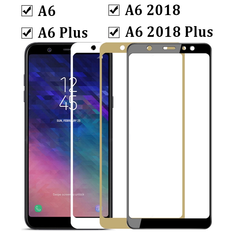 Kính cường lực bảo vệ toàn màn hình cho Samsung Galaxy A6 / A8 Plus 2018 A3 A5 A7 2017