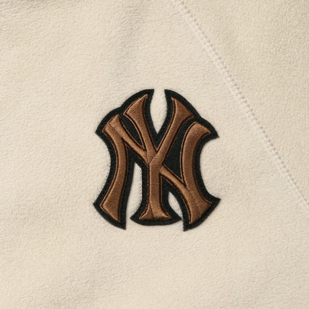 Áo khoác bóng chày lông cừu Jacket MLB Korea chính hãng FLEECE BASEBALL JACKET NEW YORK YANKEES 31JP05061-50B