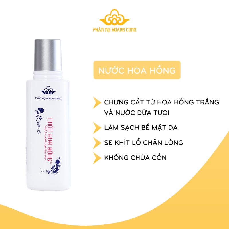 [Mã SKAMLTSM9 giảm 10% đơn 99K] Nước hoa hồng Phấn Nụ Hoàng Cung cân bằng ẩm cho da se khít lỗ chân lông 120ml