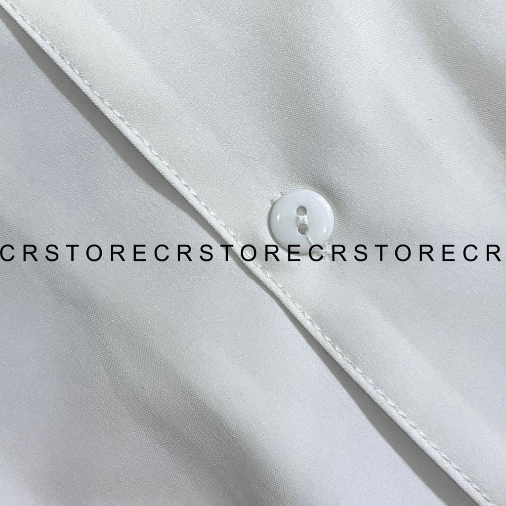 Sơ mi trắng Hoa Cúc Cổ DANTON - VEST ngắn tay form rộng unisex nam nữ vải lụa | BigBuy360 - bigbuy360.vn