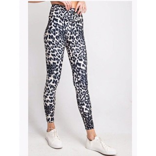 Quần legging họa tiết da beo vnxk