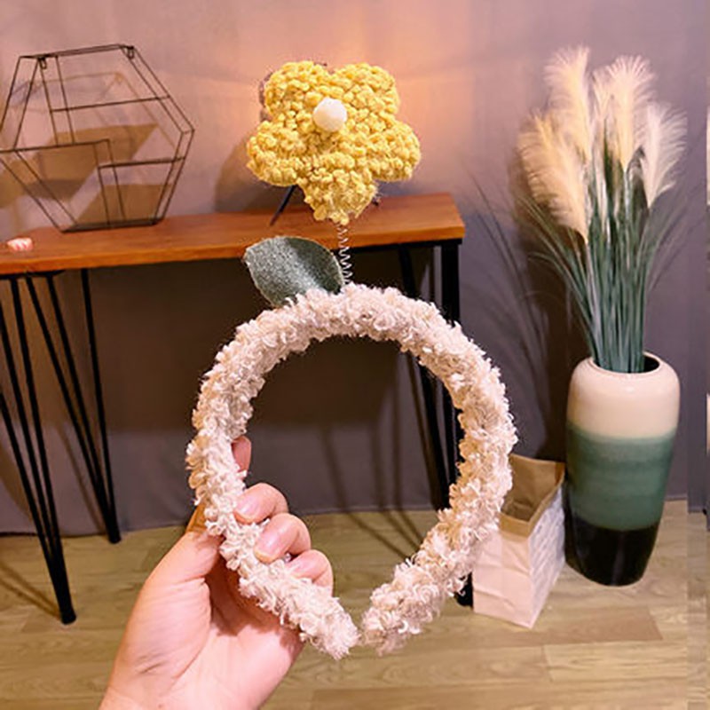 Băng Đô Cài Tóc Đính Hoa Dễ Thương