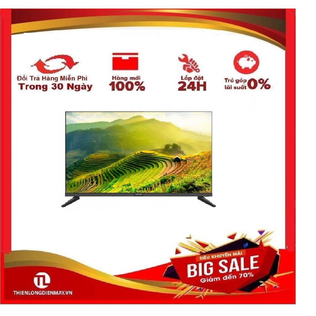 2T-C40CE1X-MIỄN PHÍ CÔNG LẮP MÁY-Smart Tivi Sharp 40 inch 2T-C40CE1X