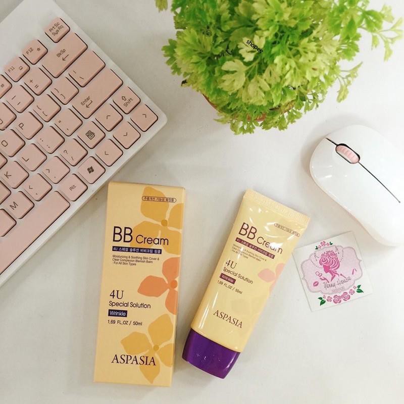 🇰🇷 KEM NỀN TRANG ĐIỂM BB Cream 4U Special Solution ASPASIA