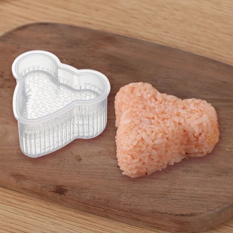 Khuôn Nhựa Làm Sushi DIY 4 Kiểu Dáng Đa Dạng
