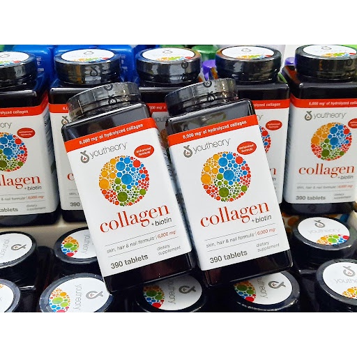 [CHÍNH HÃNG] Viên Uống Collagen Bitoin Youtheory, Chống Lão Hóa Da Bổ Xương Khớp, Da Trắng Mịn Màng 290 Viên/ 390 Viên.