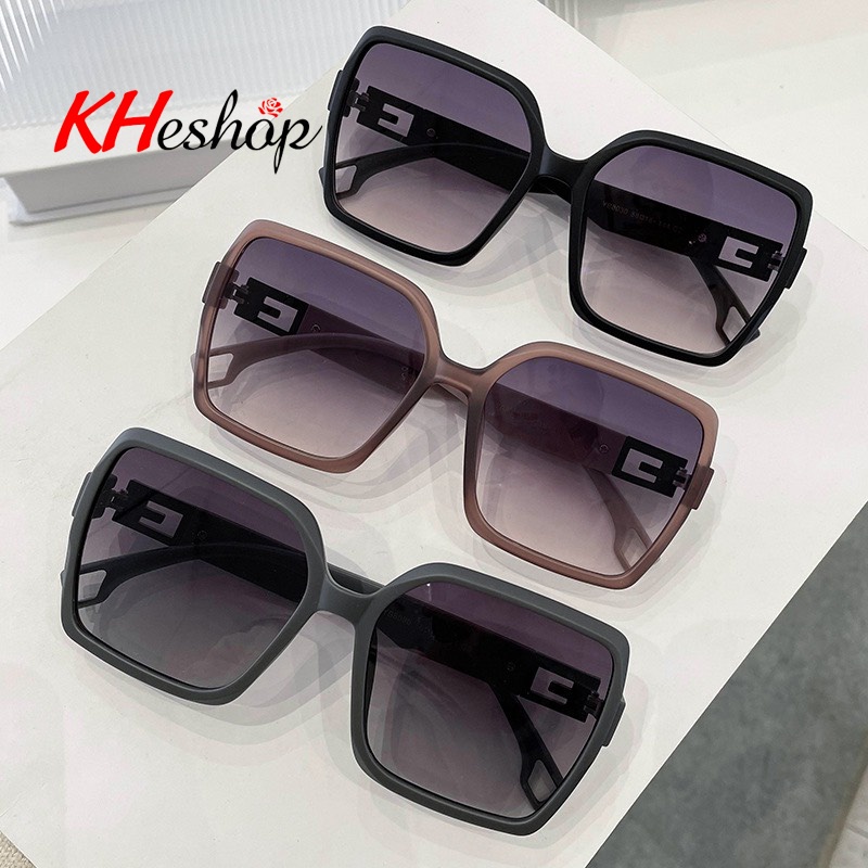 Kính Thời trang chống nắng gọng Vuông cao cấp, màu trơn siêu đẹp, form Retro nổi bật mọi ánh nhìn chống UV400 mã Y80030