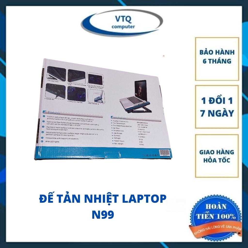Đế tản nhiệt laptop máy tính macbook COOLER MASTER N99 17 inch 2 quạt