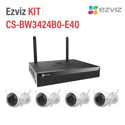 Bộ Kit 4 Camera Wifi 2MP EZVIZ CS-BW3424B0-E40