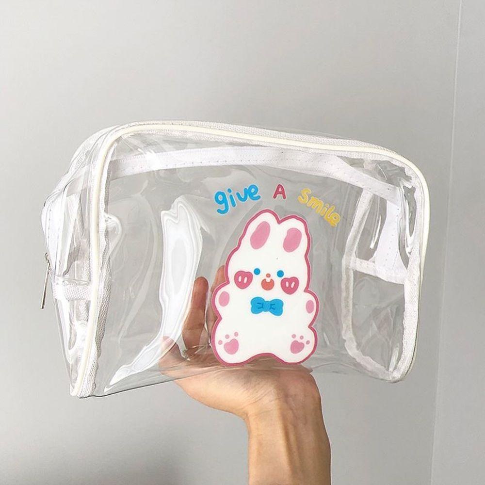 Túi Đựng Mỹ Phẩm Sức Chứa Lớn Chống Thấm Nước Có Khóa Kéo Tiện Dụng Khi Đi Du Lịch