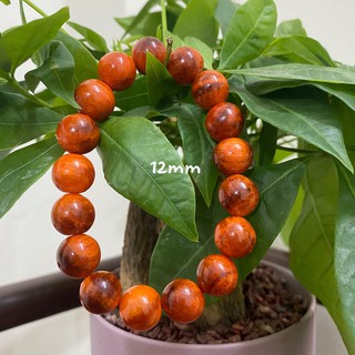 Vòng tay Nam phong thủy gỗ Huyết Long 12mm, vòng tay thời trang thích hợp mọi phụ kiện