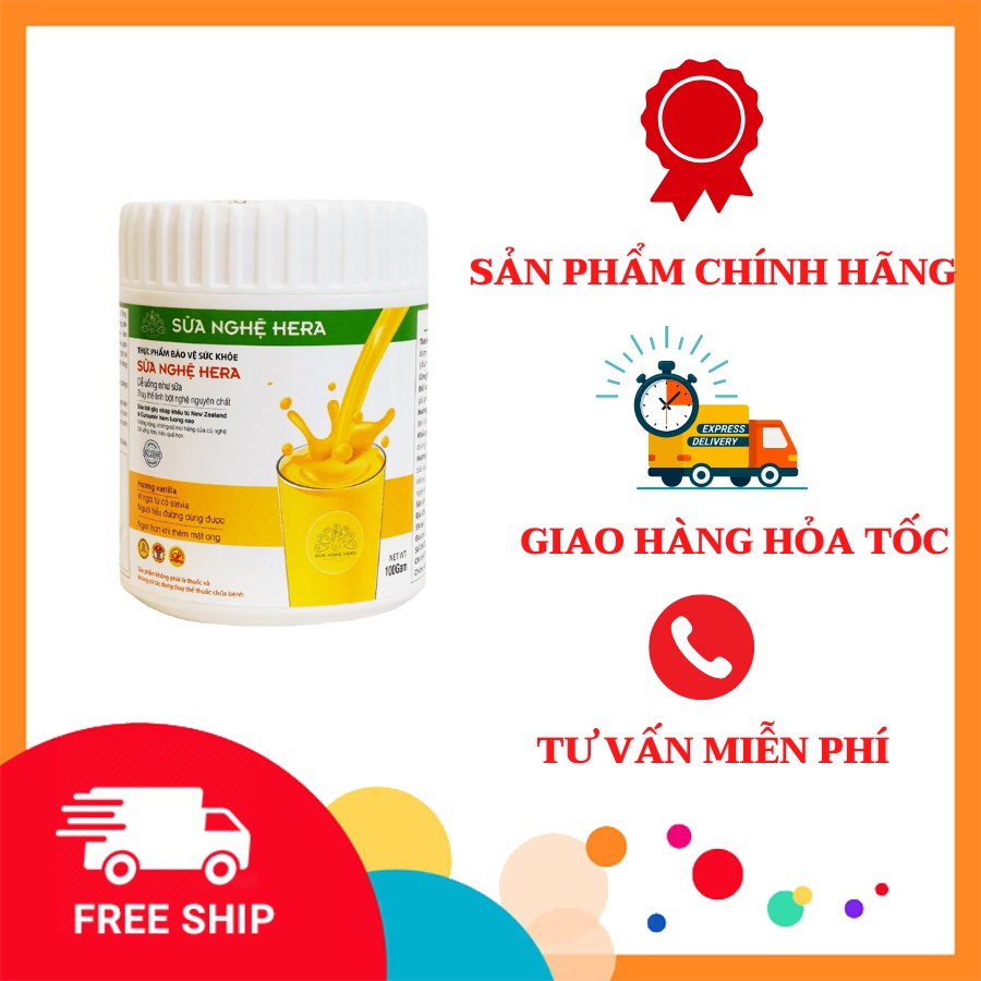 💖Sữa nghệ Hera 100gr - 💖Hỗ trợ điều trị đau dạ dày -💖Tốt cho phụ nữ sau sinh