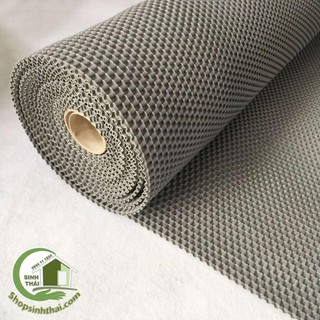Thảm nhựa chống trơn trợt 3d màu xám - lót xe hơi - bán theo mét [ đặt 1 lần được 50cm x khổ 120cm cắt liền thành 1 tấm]