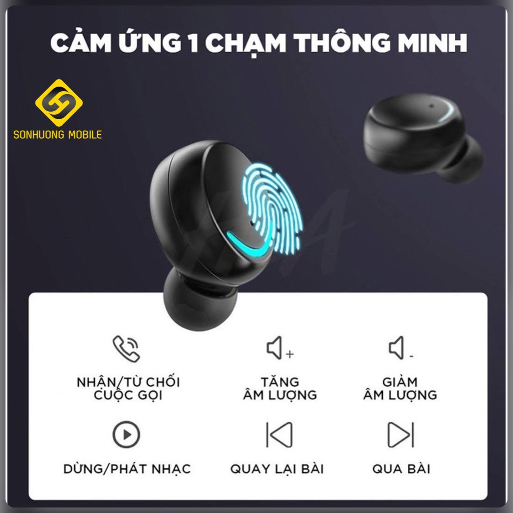 [ Hàng Chính Hãng ] Tai nghe Bluetooth True Wireless Amoi F9-5 PRO V5.0 cảm ứng vân tay