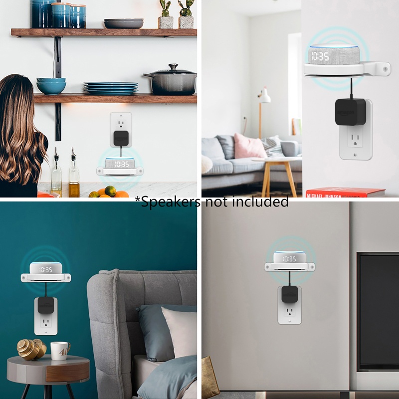 Giá Đỡ Loa Gắn Tường Tiết Kiệm Không Gian Cho Echo Dot 3 / 4