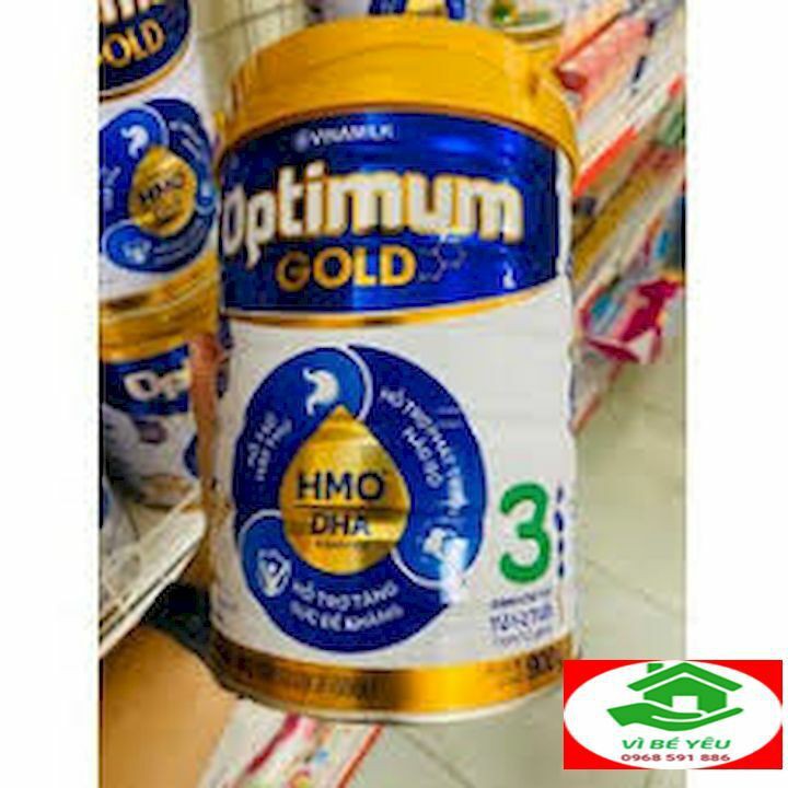 Sữa bột Optimum Gold 3 900g Optimum HMO 3 Date 2022