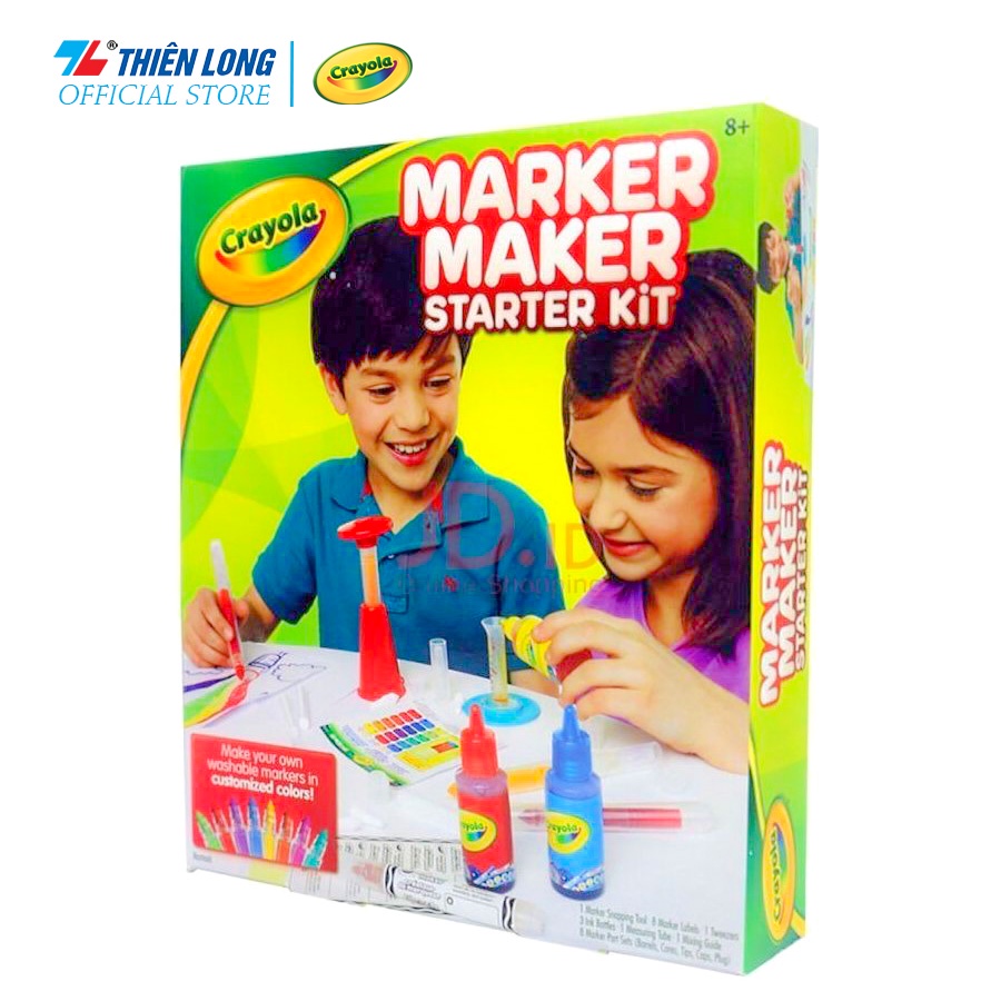 Bộ đồ chơi chế tạo bút lông Crayola Marker Maker Starter