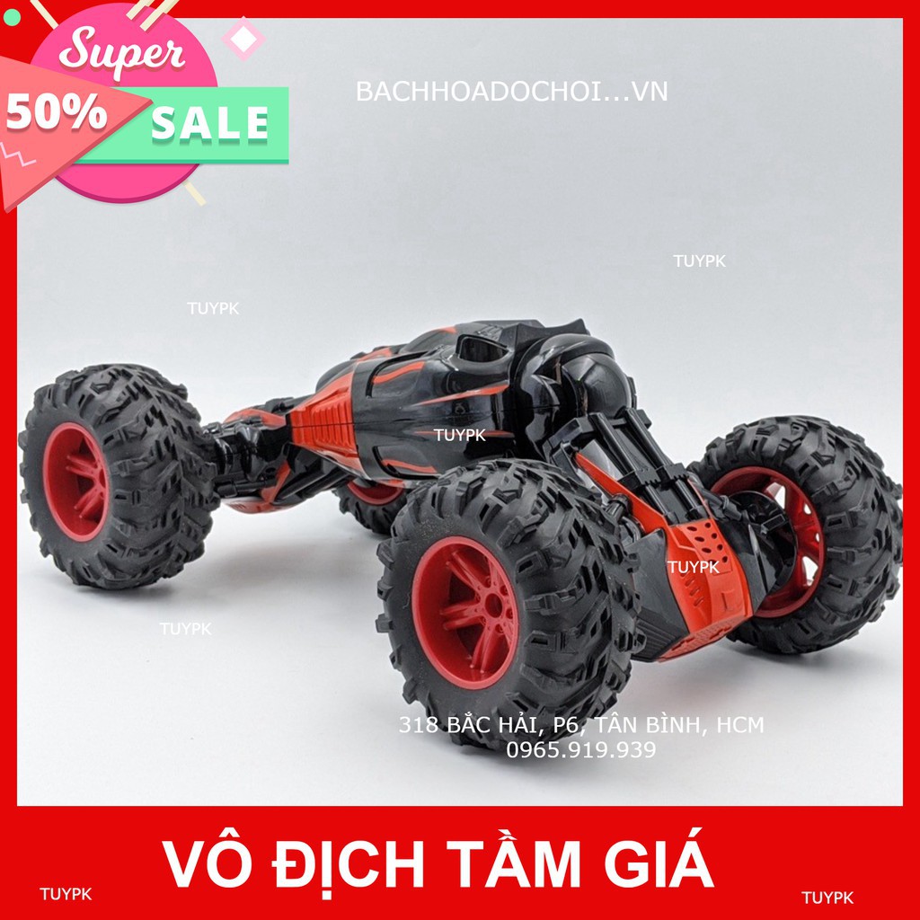 HÀNG ĐẸP- Đồ chơi xe điều khiển địa hinh biến hình  2 chế độ độc đáo- 4WD cực khỏe-size lớn, đồ chơi xe độc lạ, quà tặng