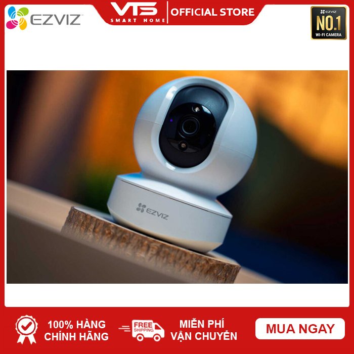 Camera WI-FI Trong nhà EZVIZ TY1-1080P, Smart IR, Xoay 360 Độ, Đàm Thoại 2 Chiều, Theo Dõi Chuyển Động