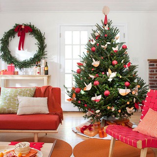 Cây Thông Noel Cao 1.2m, Full Trang Trí