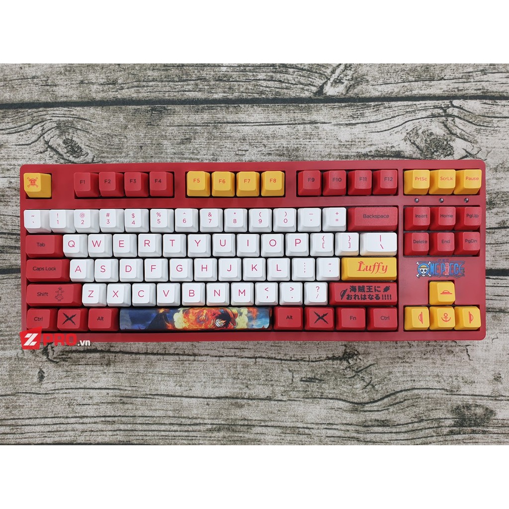 Bàn phím cơ AKKO 3087 v2 One Piece - Monkey D. Luffy (Gateron SW)