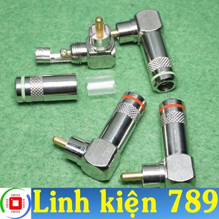 Jack AV bộ 4 Jack bông sen cong