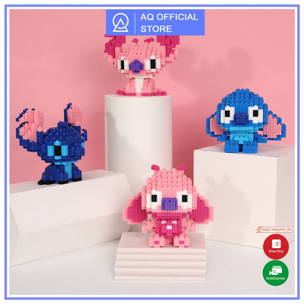 Đồ chơi xếp hình Stitch Lego Linkgo 3D - Đồ chơi Lego lắp ráp 700 mảnh