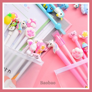 Combo 12 bút bi mực gel dễ thương