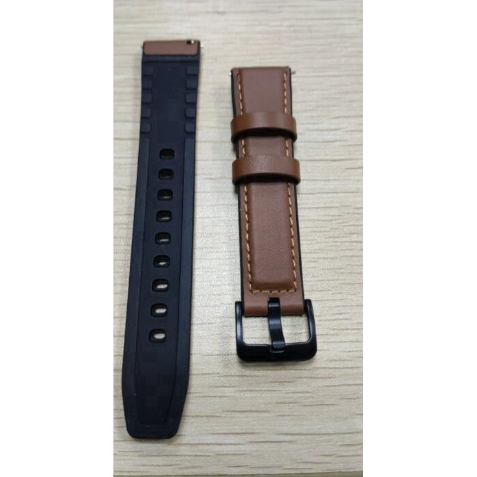 [MUMU] Dây Đeo Da 20mm Cho Đồng Hồ Thông Minh Xiaomi Huami Amazfit Gts / Gtr 42mm / Bip Lite Youth