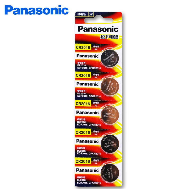 Pin cúc Panasonic CR2016 vỉ 5 viên