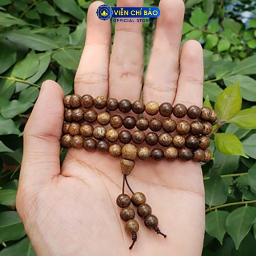 Vòng tay Trầm hương nam nữ 108 hạt 6mm 8mm thời trang phụ kiện trang sức Viễn Chí Bảo V000760