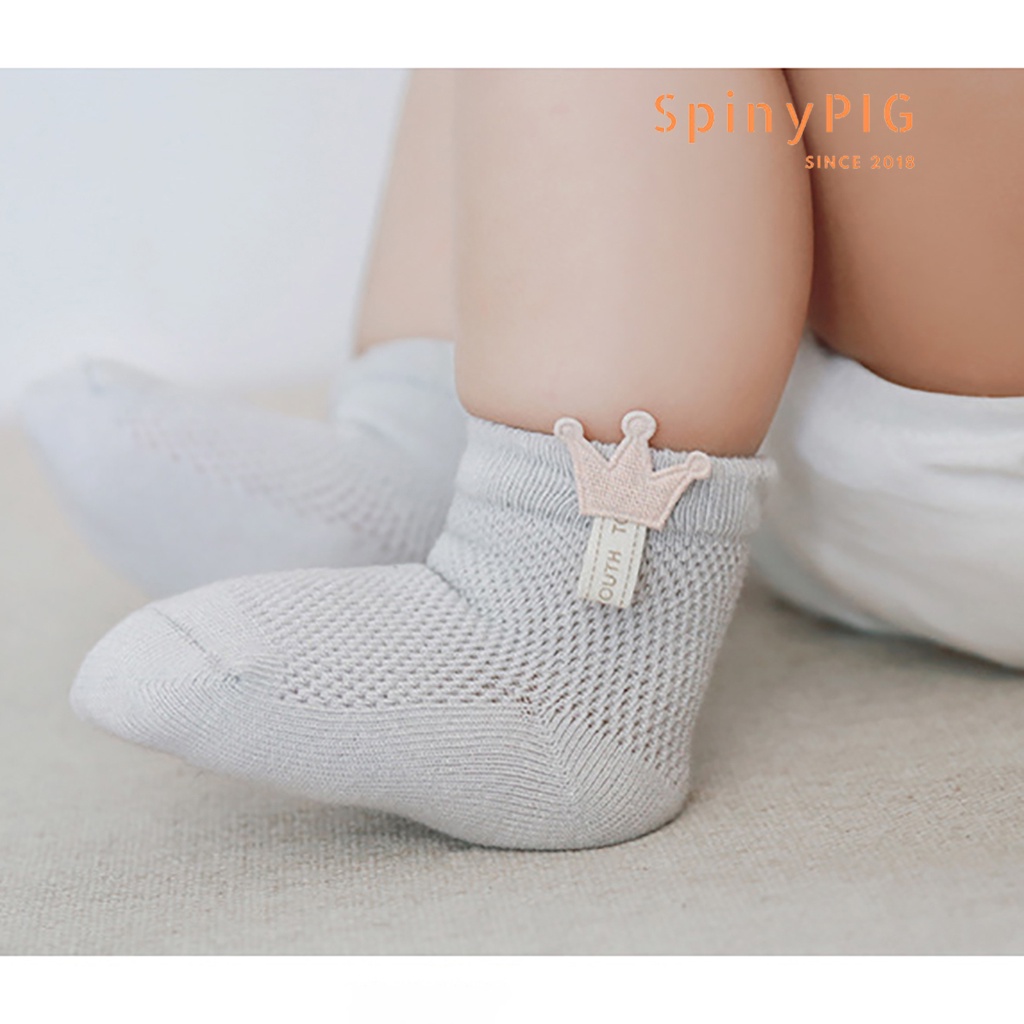 Set 3 đôi tất cho bé từ 0-3 tuổi xuất Hàn cao cấp cực xinh chất liệu cotton thoáng khí