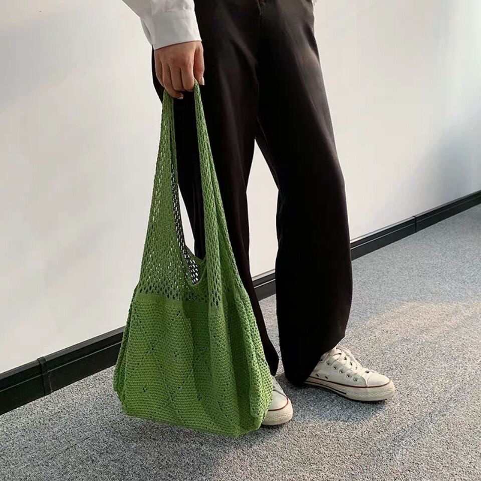 Túi Xách Đan Len Thời Trang Hàn Quốc Cho Nữ 2022