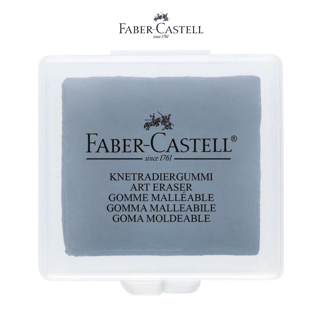 Gôm Đất Sét Màu Xám/Hộp Nhựa Faber-Castell