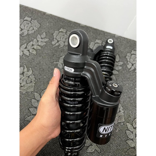 Phuộc NiTron Full Black Gắn Cho Ab Ti Vàng