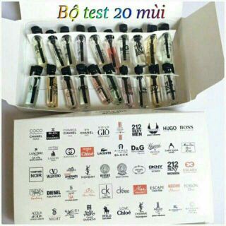 Nước hoa mini 20 mùi