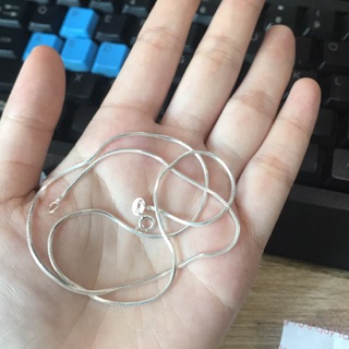 Dây chuyền bạc sợi mỳ