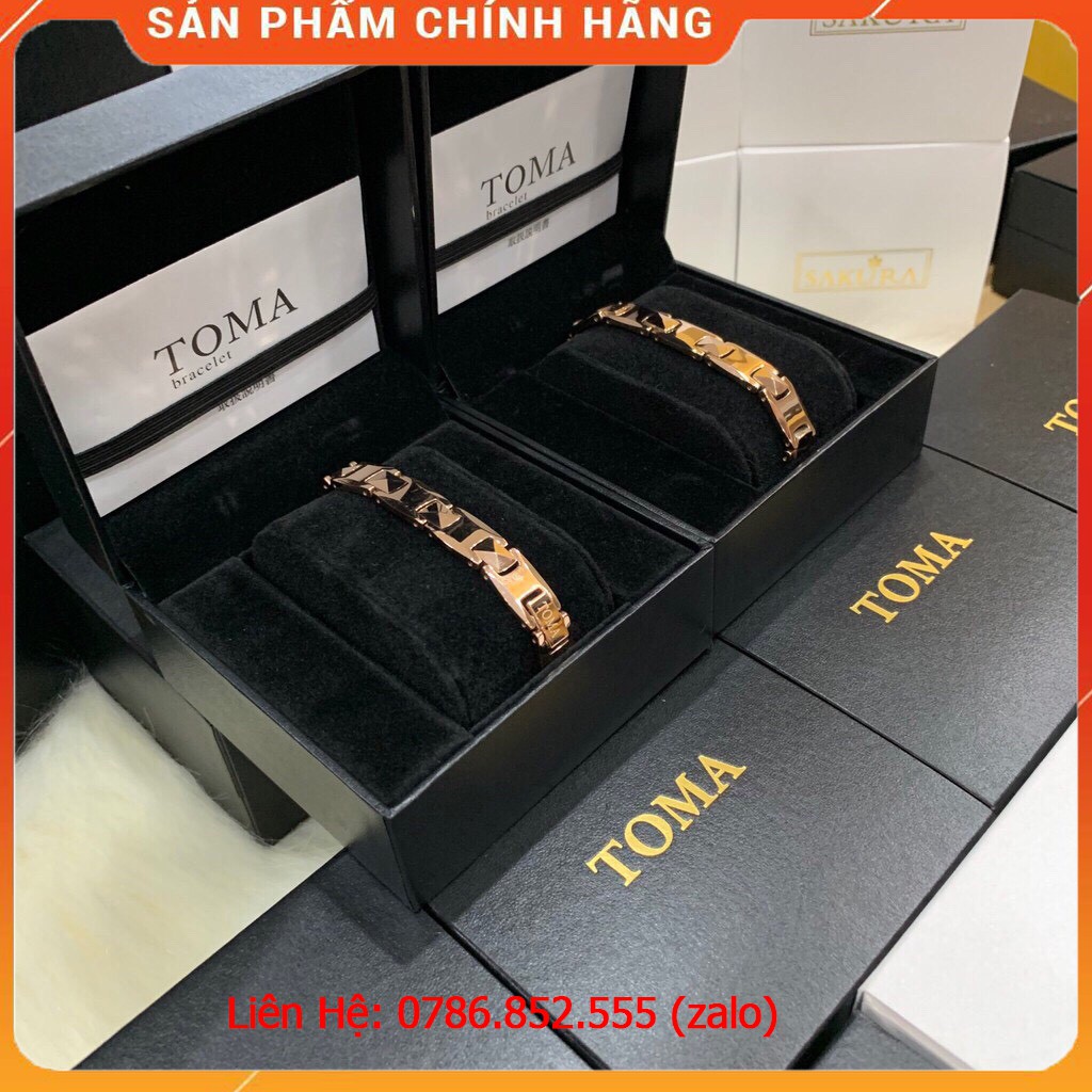 [Trợ giá Shopee] Vòng Tay Điều Hoà Huyết Áp Cao Cấp TOMA Nhật Bản [Chuẩn chính hãng TOMA bảo hành 12 tháng]