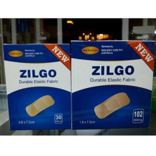 Zilgo băng cá nhân cầm máu ( hộp 30 miếng to, và hộp 102 miếng nhỏ)